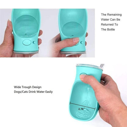 Portable Pet Water Bottle - Leak Proof And Travel Friendly Drinking
