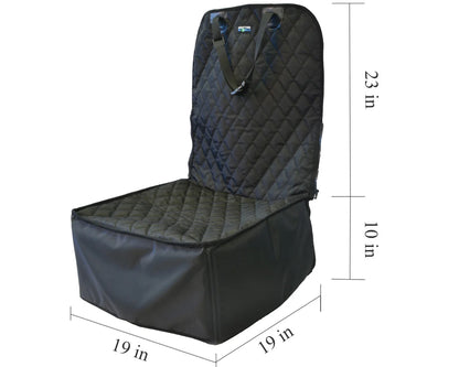 2 in 1 Front Car Seat Covers Pet Travel Protector Basket for Dog Cat Scratch Resistant Waterproof and Non-S
