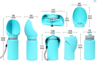 Folding Pet Outdoor Walking Mug Portable Travel Water Bottle Puppy