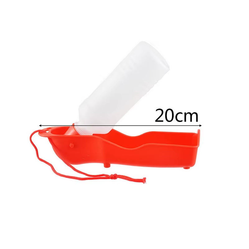 Pet Folding Drinker 500ML/250ML Pet Dog Cat Drinking Bowl Pet Travel Drinker Plastic Water Bottle Outdoor Travel Portable Bottle