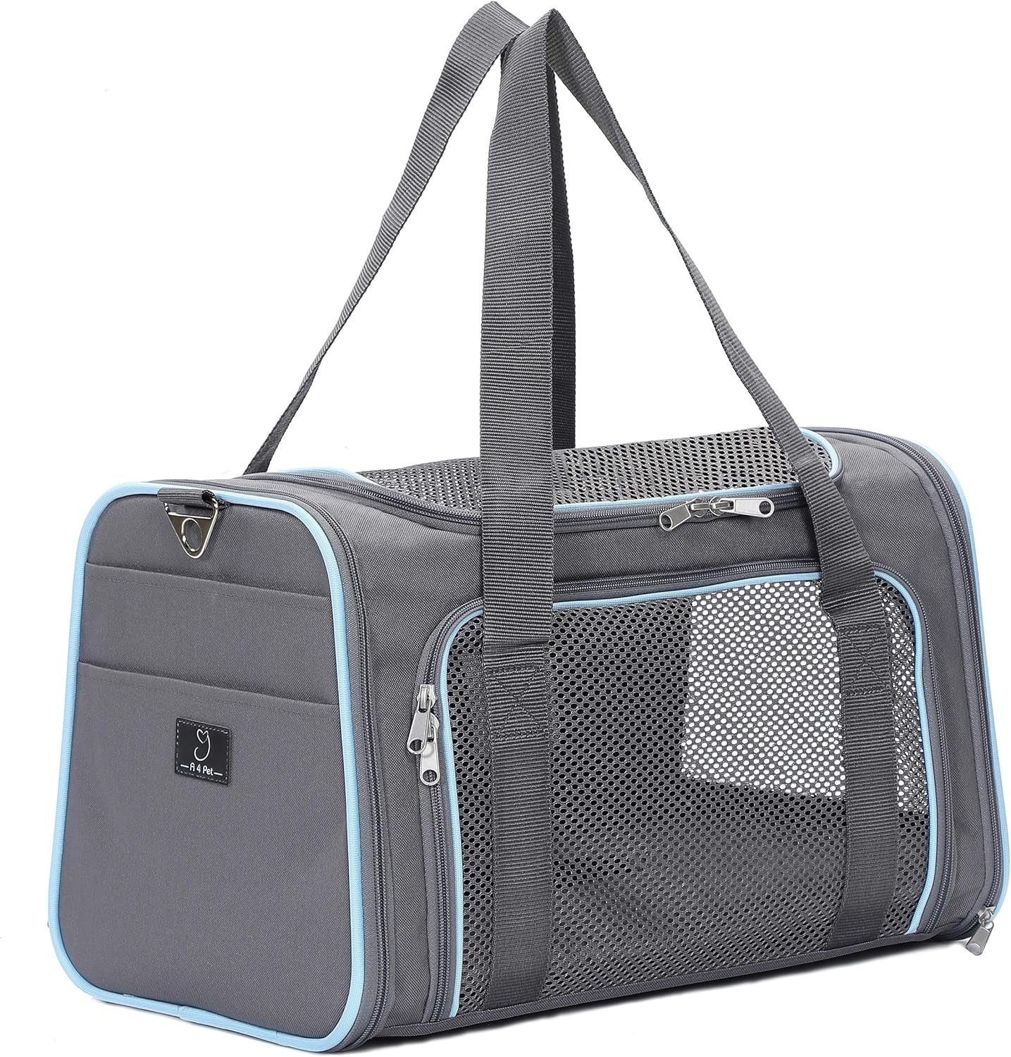 A4Pet Airline Approved Cat Carrier Dog Carriers, Soft-Sided Portable Pet Travel Washable Carrier for Dogs