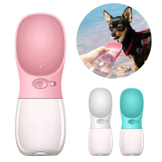Portable Pet Water Bottle - Leak Proof And Travel Friendly Drinking